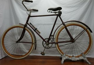 Vintage Antique Bicycle Bike Cycle Stand Cast 1890’s Bicycle Display