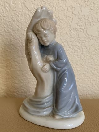 Vintage 1983 Roman Inc Japan Palm Of My Hand Isiah 49:15 Figurine 4”
