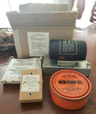 Nos Dynamotor Dm - 34 - D Signal Corps U.  S.  Army Westinghouse Electric &