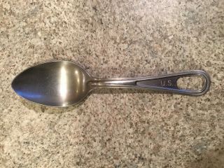 Vintage Wwii Silco‼️us Military‼️stainless Steel - Mess Kit Spoon
