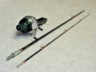 Vintage Great Lakes " 75 " Whirlaway Fishing Rod Reel Combo 3 Pc.  7ft.