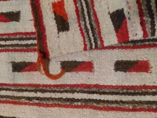 Antique Navajo Rug Germantown Saddle Blanket Throw Native American Indian Bayeta 4