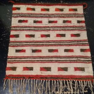 Antique Navajo Rug Germantown Saddle Blanket Throw Native American Indian Bayeta 5
