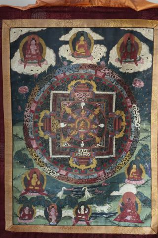 Old Nepal/tibet Thangka,  Detailed Painting