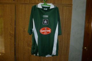 Plymouth Argyle Tfg Vintage Football Shirt Home 2003/2004/2005 Soccer Size L