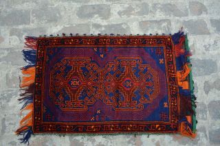 F42 Vintage Handmade Afghan Balisht Stunning Cushion Cover Pillow Rug 2 