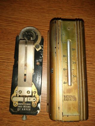 Vintage Thermostat National Radiator Tfp5b Wall Mount Thermostat
