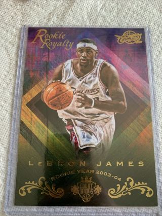 2016 - 17 Court Kings 5x7 Box Topper Rookie Royalty 7 Lebron James Cavaliers