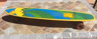 Hang Ten Sport Board Skateboard - Vintage 70s Classic - All - Good Cond