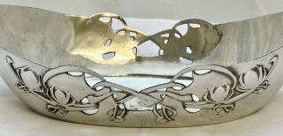 very fine liberty & co tudric pewter cake basket by archibald knox 0535 2
