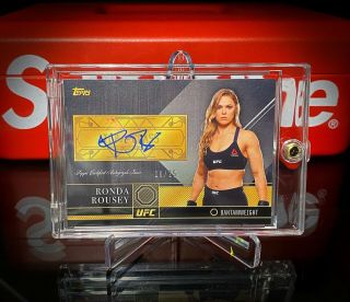 2016 Topps Topps Ufc Top Of The Class Ronda Rousey Auto /25