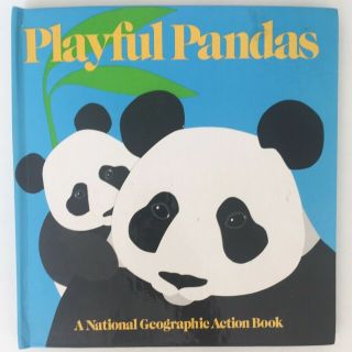Vintage National Geographic Playful Pandas Action Pop Up Book 1991