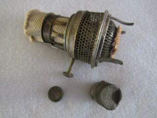 Vintage Bradley And Hubbard Oil Lamp Burner Parts
