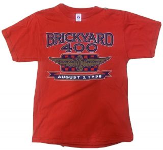 1996 Brickyard 400 Nascar Vintage Large T Shirt