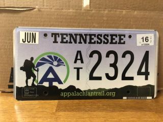 2016 Tennessee Appalachian Trail License Plate