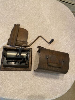 Antique Thomas Edison Gem Model Cylinder Player Phonograph