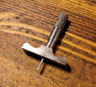 Vintage Tools Brown & Sharpe Depth Micrometer Machinist Toolmaker Pristine ☆usa