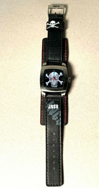 Vintage 90’s Jnco Jeans Skull Watch & Wrist Band