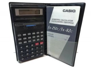 Vintage Casio Fx - 250c Scientific Calculator
