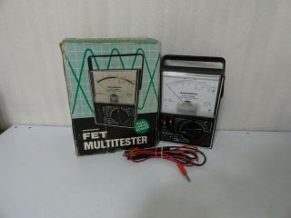 Vintage Radio Shack Micronta 22 - 209a Fet - Vom Multitester