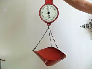 Grocery Store American Family Scale 60 Pounds By 2 Oz.  Patented 1912,  With Basket