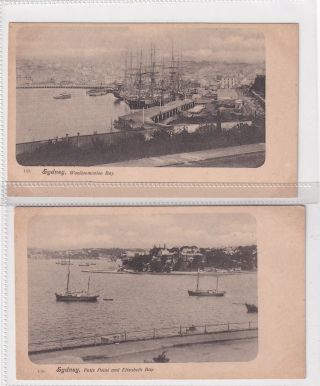 Vintage Postcard 2 X Early Sydney Nsw No115 &116 1900s