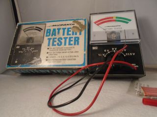 Vintage Micronta 22 - 030a Battery Tester,  Box