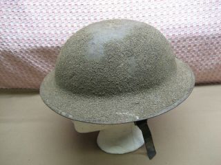 Antique Ww1 Wwi U.  S.  Military Army Doughboy Trench Helmet With Liner Old 174a