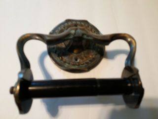 Vintage Amerock Carriage House Wall Mount Toilet Paper Tissue Holder Rack Worn