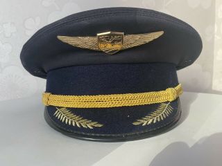 Vintage Xiamen Airlines Captain Cabin Crew Hat Cap No Use