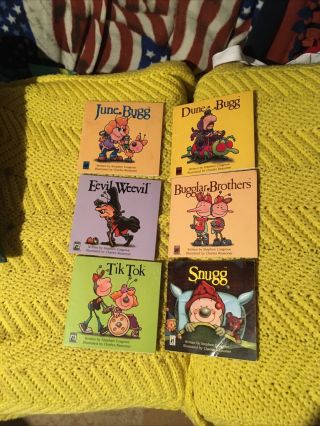Vintage Bugg Books By Stephen Cosgrove 1984 Happiness Books,  Inc.  - Set Of 6