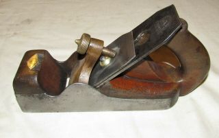 Antique Dovetailed Steel Infill Smoothing Plane Woodworking Tool Preston Ep
