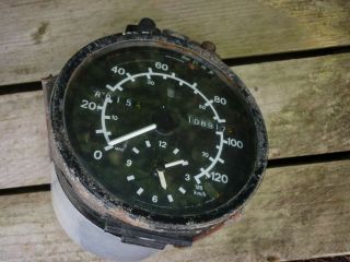 Old Vintage Smiths Industries France Tachometer Clock Rsg 20 - 24