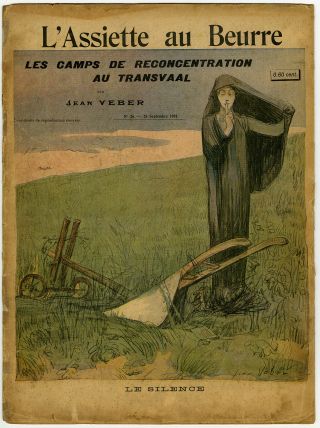 14 Antique Prints - History - Boer War - South Africa - Concentrationcamps - Veber - 1901