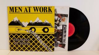 1982 Men At Work " Business As Usual " Vintage Vinyl Record Album