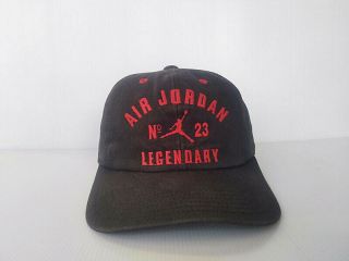 Vintage Nike Air Jordan 23 Legendary Michael Jordan Snapback Hat Cap Jumpman
