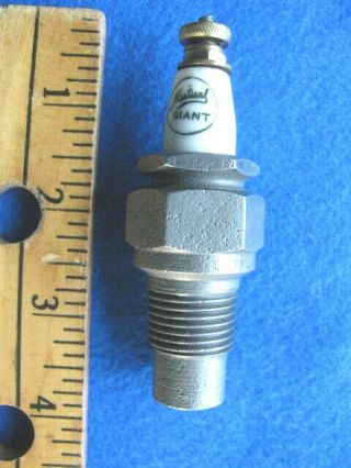 Vintage ½” Pipe Thread,  Mutual Giant Spark Plug