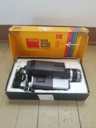 Kodak Xl55 Vintage 8 Movie Camera With Box