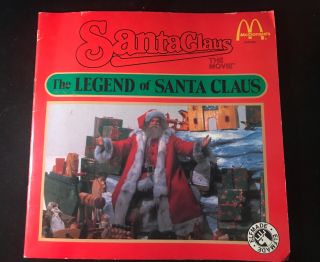 Vintage “santa Claus,  The Movie” The Legend Of Santa Claus Book 1985 Mcdonald 