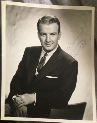 Vintage Don Porter Hand Signed Autographed 8 X 10 Photo W/coa