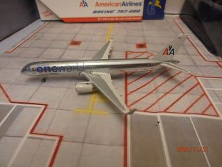 Gemini Jets 1/400 Diecast Airliner Model American Airlines One World Boeing 757