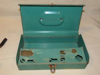 Vintage BernzOMatic TX - 25 Propane Torch Kit Case & Attachments Metal box 3