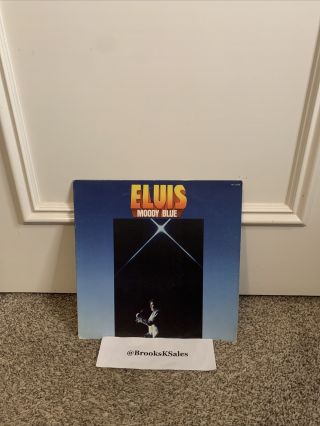 Elvis Presley Moody Blue Vintage Vinyl Record Colored Lp