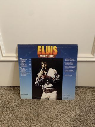 Elvis Presley Moody Blue Vintage Vinyl Record Colored Lp 2
