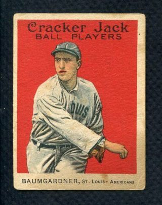 1915 Cracker Jacks 131 George Baumgardner Browns Vg - Ex 376589 (kycards)
