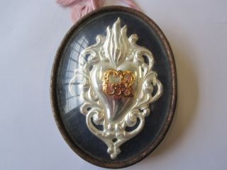 Ex Voto Off The Sacred Heart In Sollid Silver Antiques
