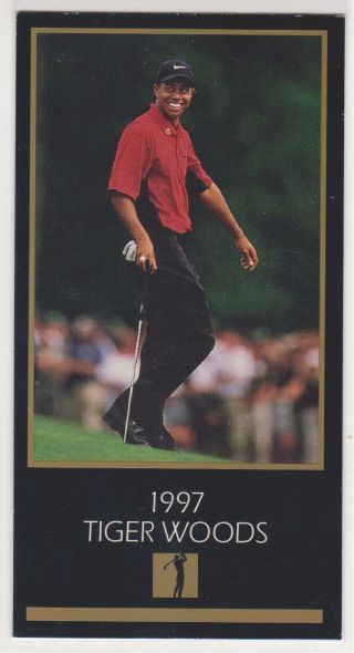 1997 - 98 Tiger Woods - Grand Slam Ventures - Champions Of Golf Rookie Card