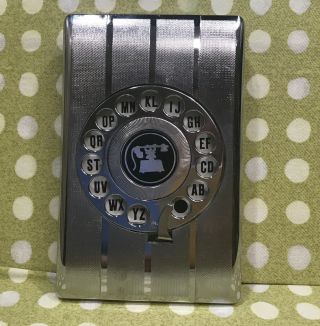 Vtg Eagle Telephone Phone Address Book Rotary Dial Pop Flip Up Directory