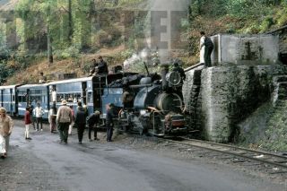 35mm Slide India Indian Railways Steam Loco Darjeeling Himalayan 1971 Scenes X 8