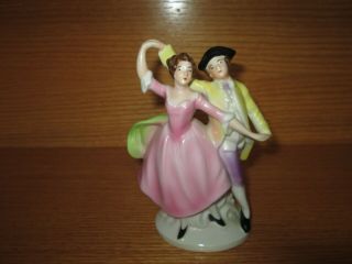 Vintage Erphila Germany Us Zone Man & Woman Dancing Porcelain Figurine